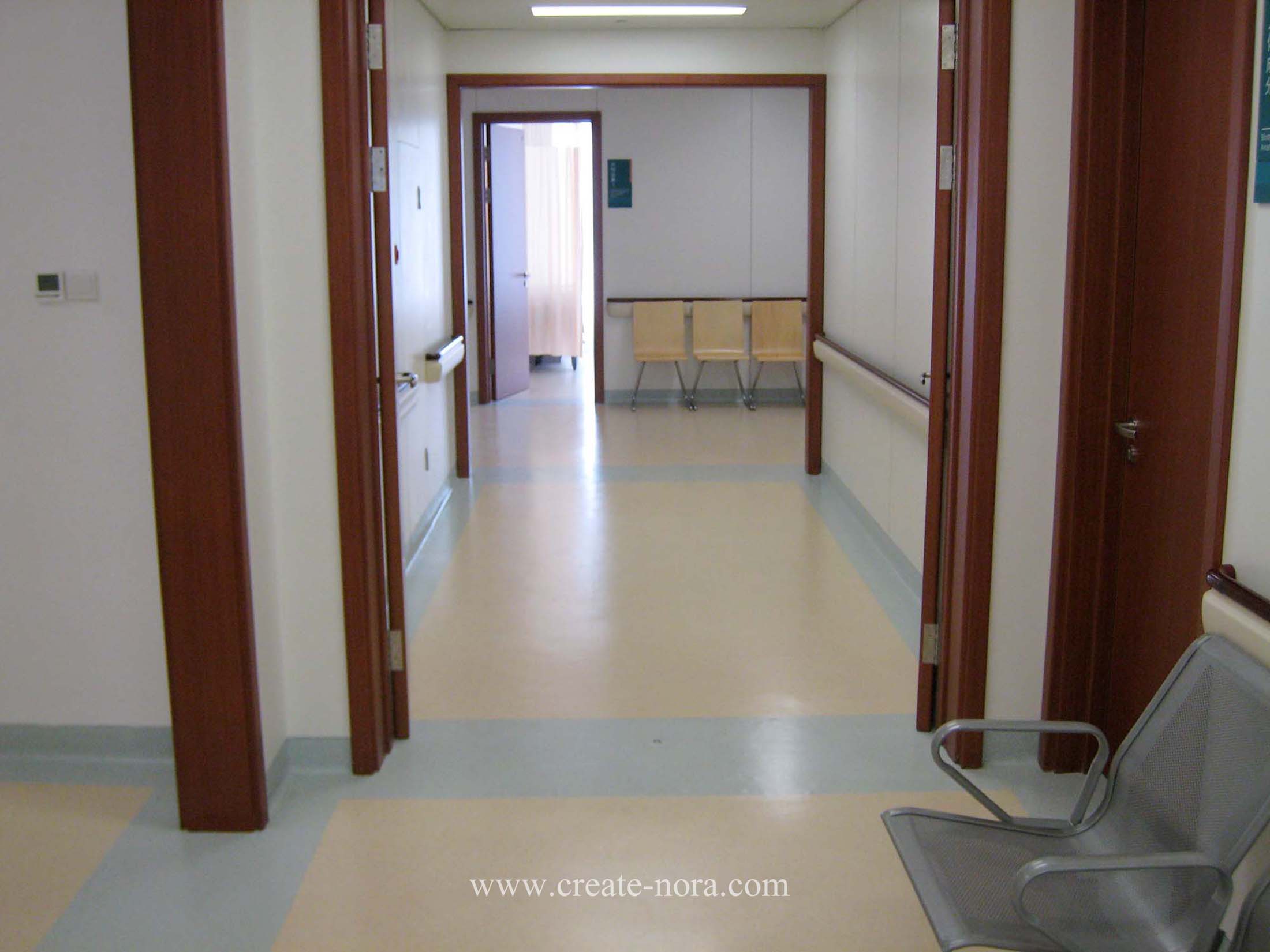 the photo of nora rubber flooring in Hainan Hospital of Chinese PLA General Hospital 11